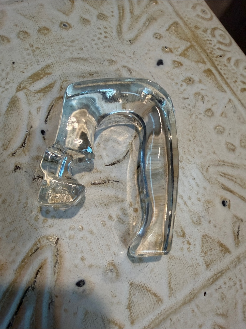 vintage Pyrex Flameware glass coffee pot percolator handle,
model 7759-H.